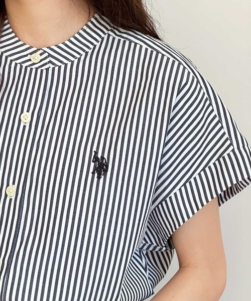 US POLO ASSN. French Sleeve One-Point Embroidered Shirt