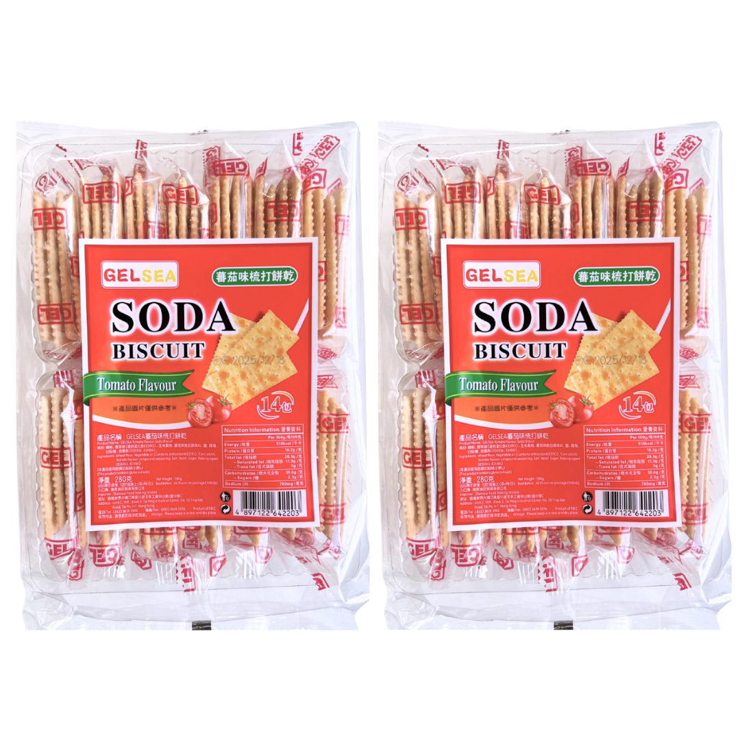 GELSEA梳打餅 (番茄味)   280克     X   2