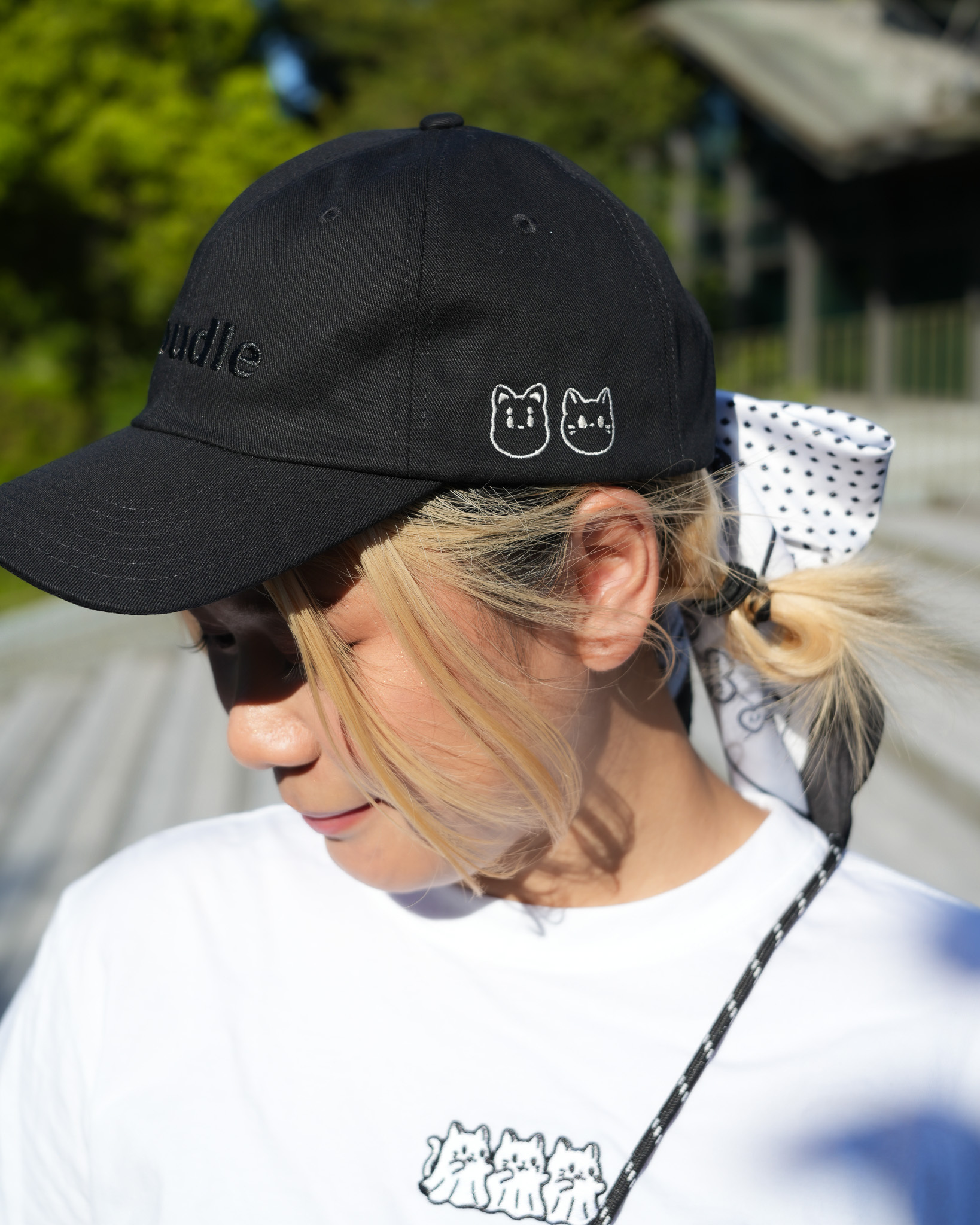 doudle is the new black 刺繡老帽