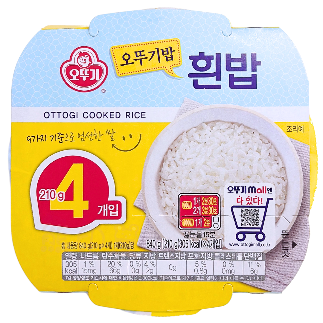 韓國即食白米飯 210Gx4盒裝