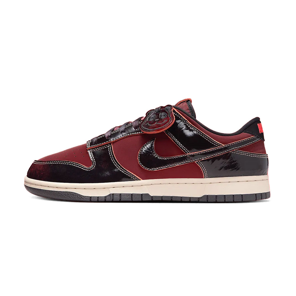 Nike Dunk Low Retro SE 男鞋 黑紅色 Dunk 漆皮 熊貓 低筒 休閒鞋 HQ1965-600
