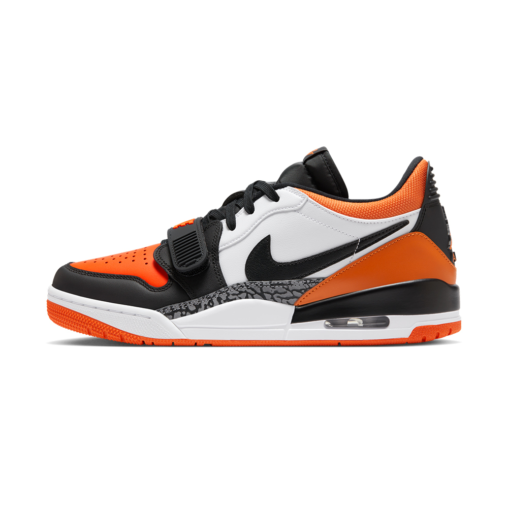 Nike Air Jordan Legacy 312 Low 男鞋 白橘黑色 爆裂紋 喬丹 休閒鞋 CD7069-118