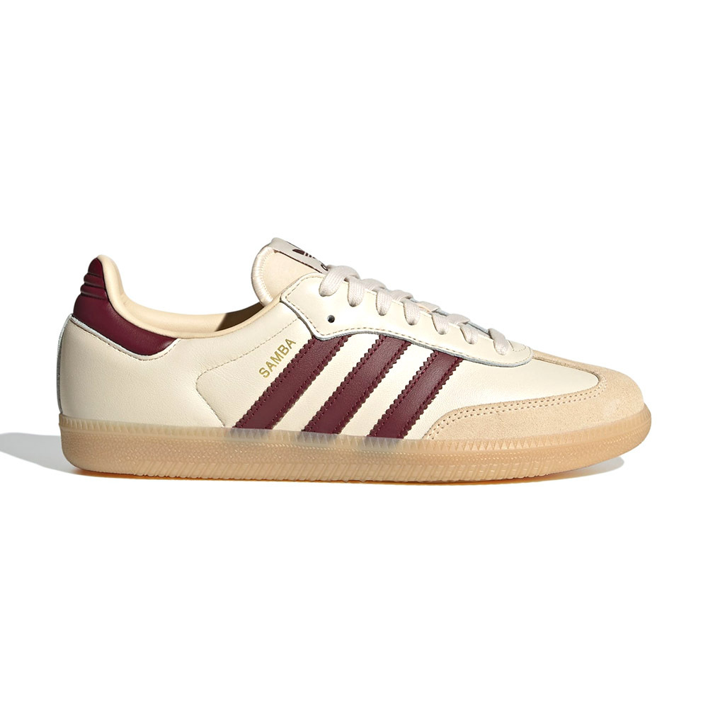 Adidas Samba OG 男鞋 女鞋 米紅色 牛奶糖底 德訓鞋 復古 百搭 休閒鞋 JS3830