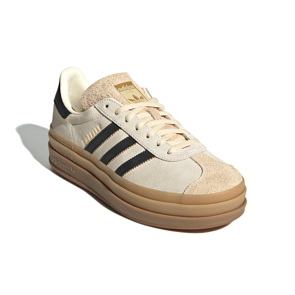 Adidas Gazelle Bold 女鞋 卡其黑色 厚底 增高 復古 麂皮 德訓鞋 休閒鞋 JS3892