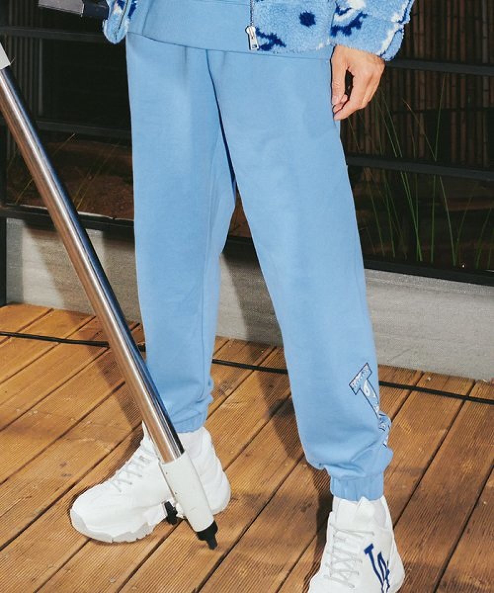 【直播】MLB LL081590 LA 運動長褲(藍色)