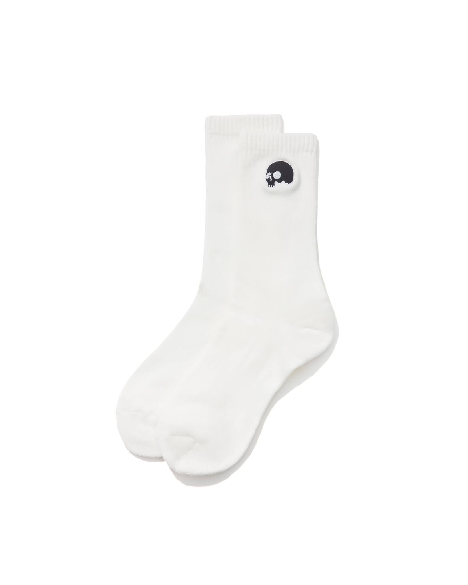 AES 2025 Embroidered Skull Logo Socks