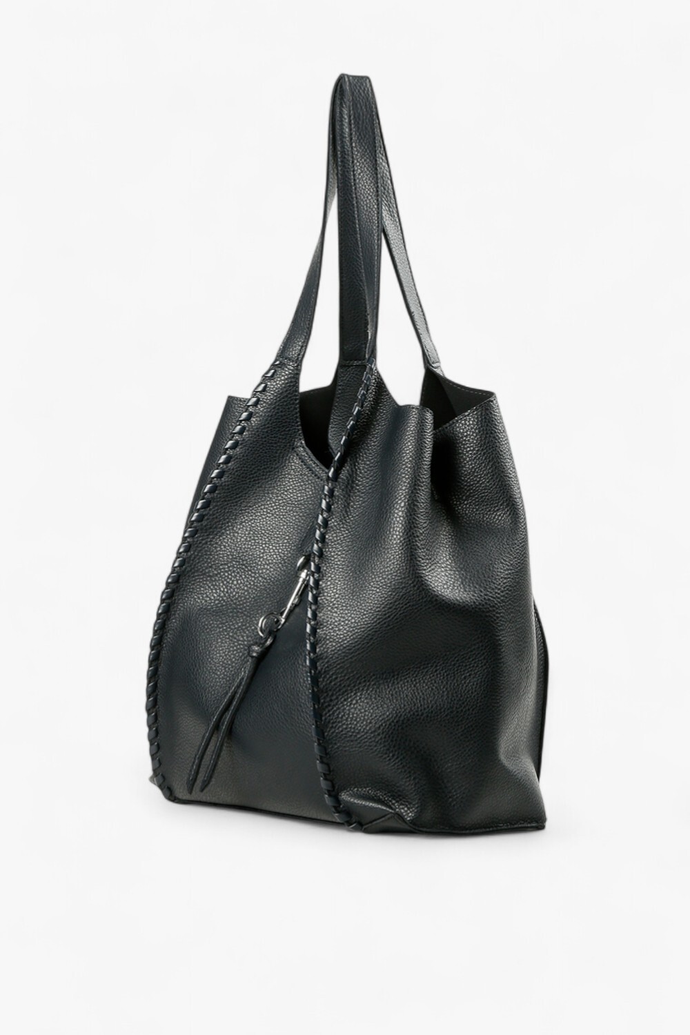 Wolf 穿條大托特包 深藍色