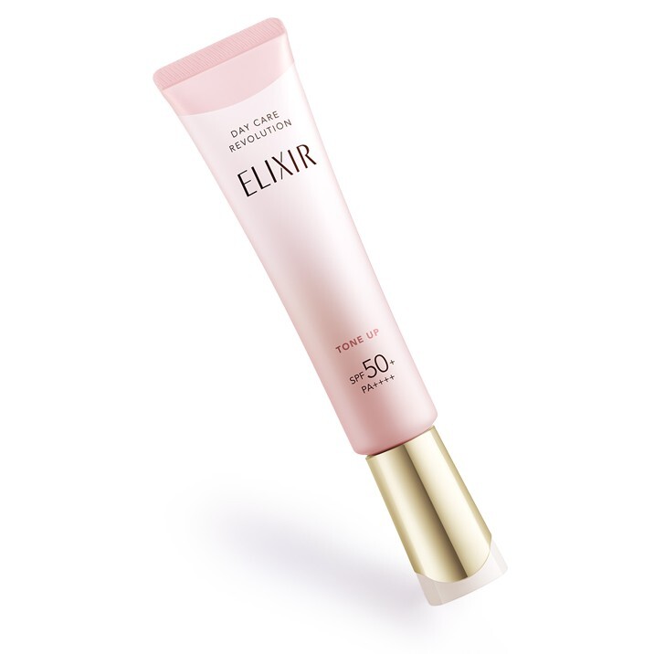 Elixir 膠原提亮妝前防曬底霜 (櫻花色) 35g