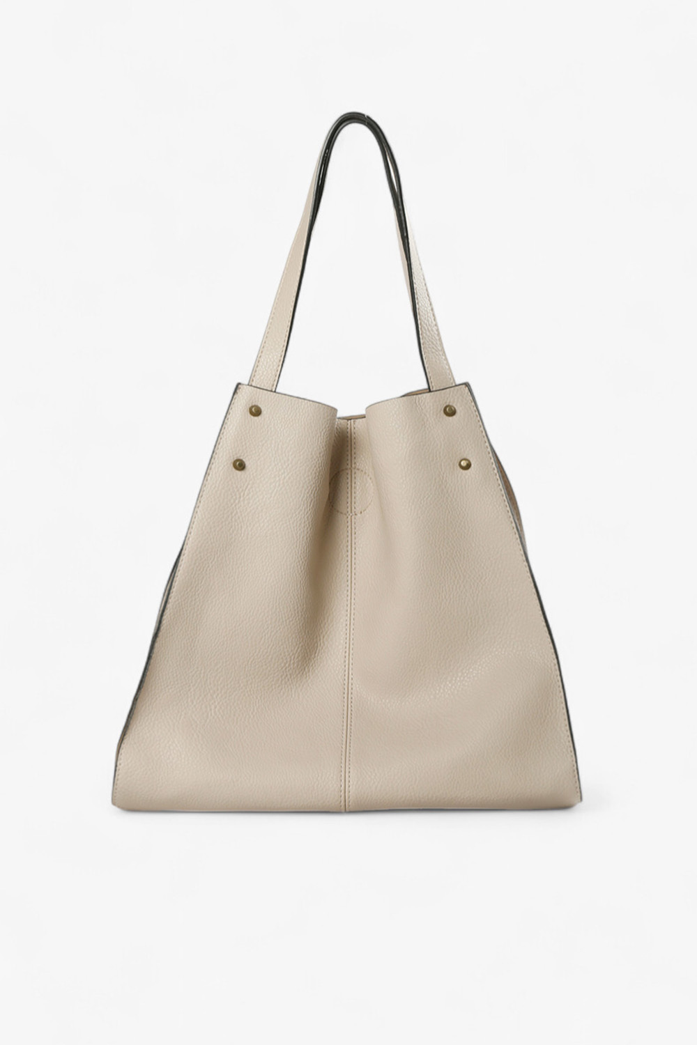 Witch 鉚釘大托特包 灰褐色