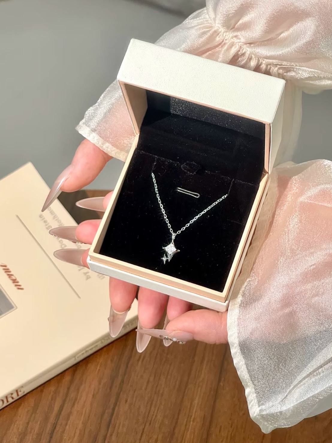 FANCI 獨角獸系列 四芒星鎖骨鏈 S925銀