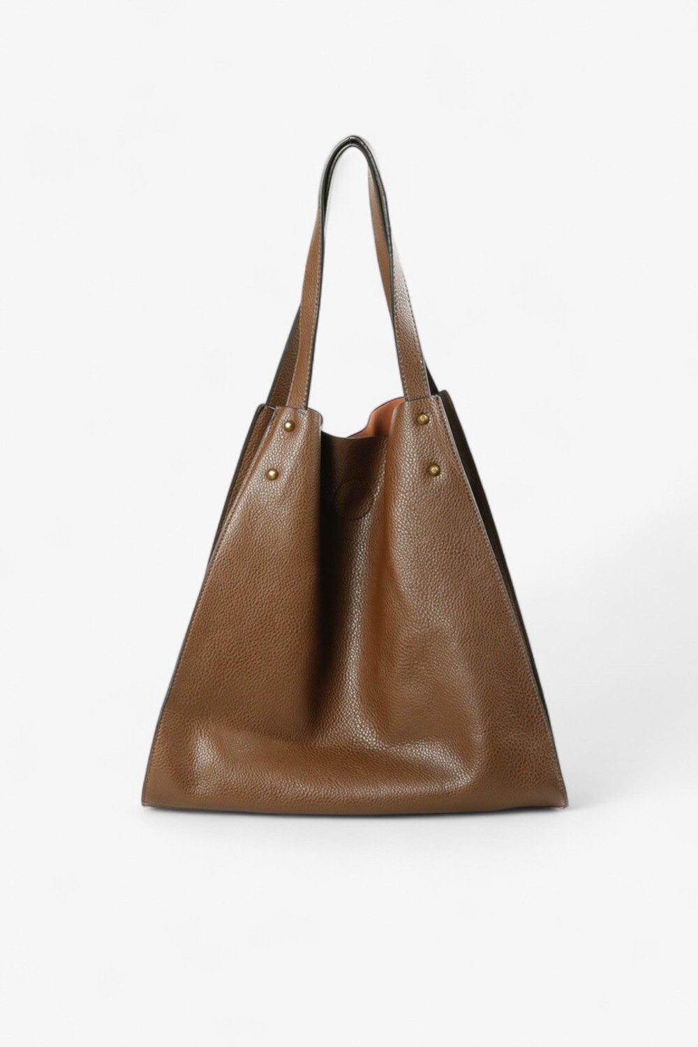 Witch 鉚釘大托特包 咖啡色