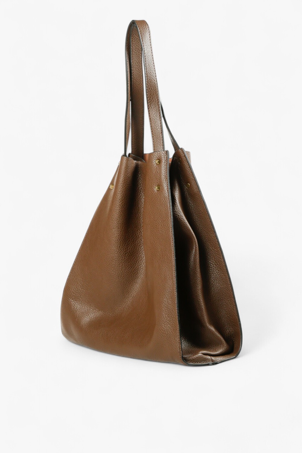 Witch 鉚釘大托特包 咖啡色