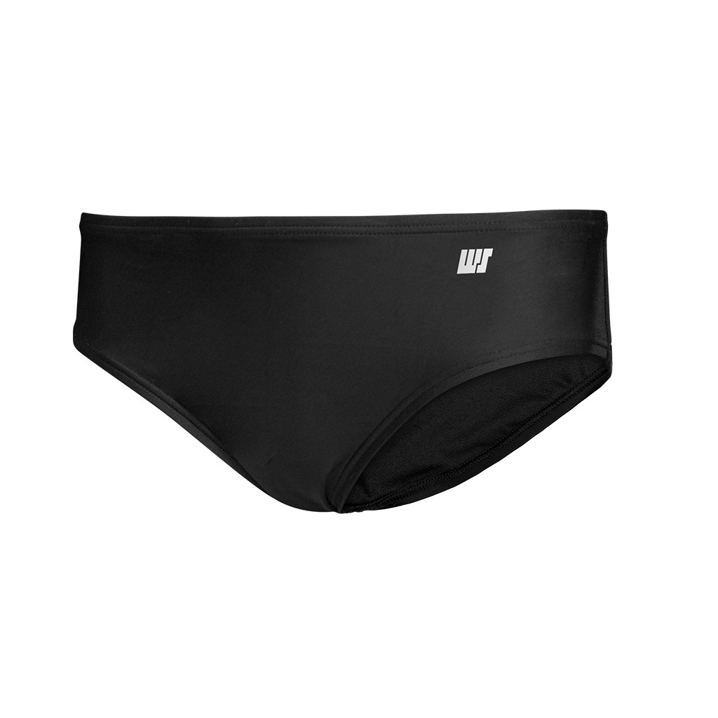 女士輕盈速乾三角泳褲 - 黑