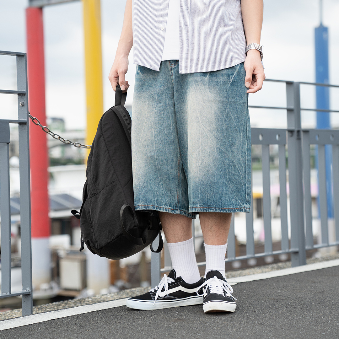 刷痕視覺七分褲 KR-B2568