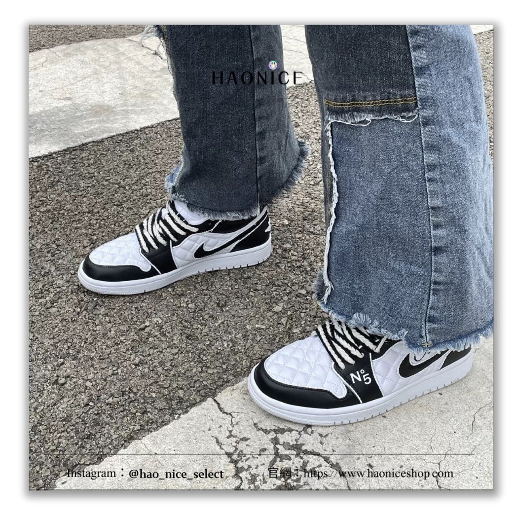 【HAO NICE】100%正品 NIKE AIR JORDAN 1 美國潮牌🇺🇸訂製款✨小香風仙女飄飄鞋 板鞋