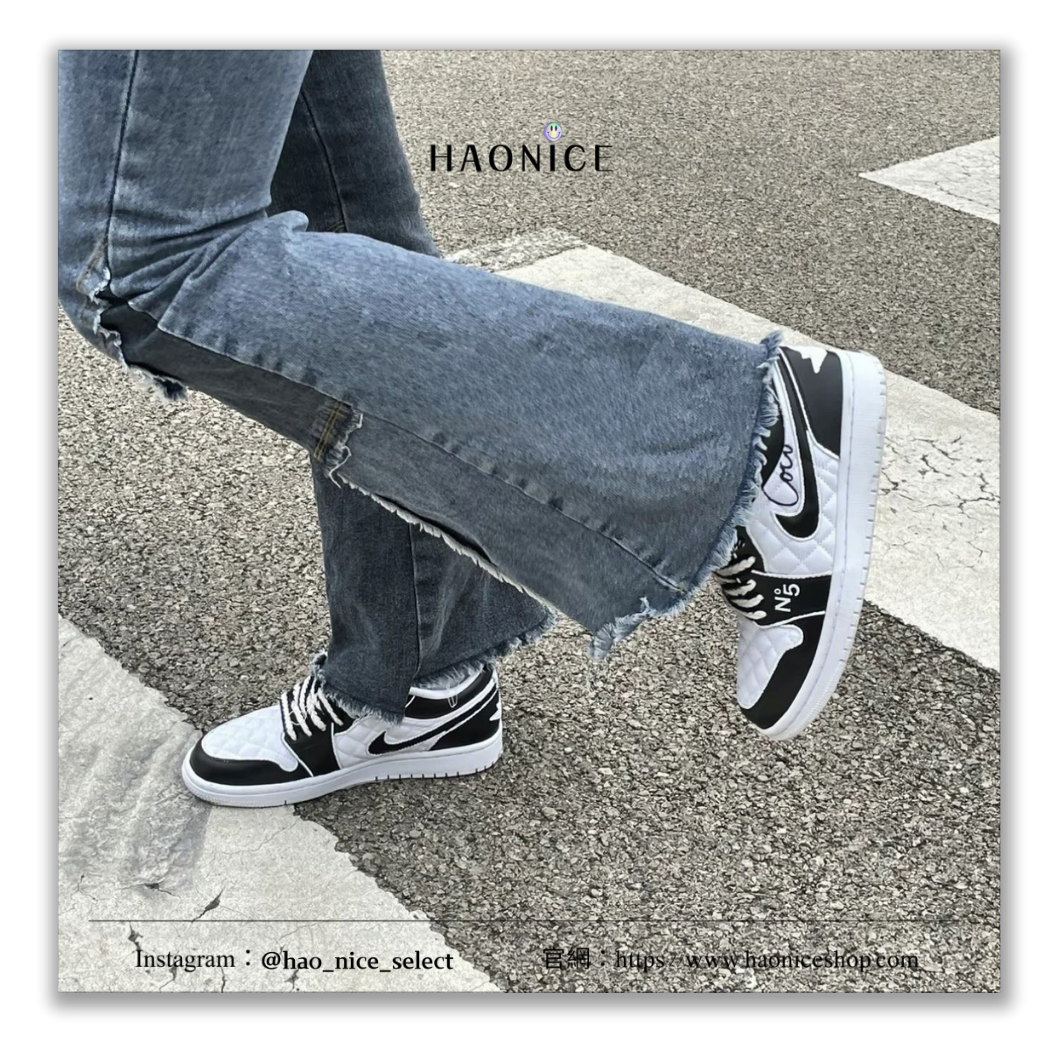 【HAO NICE】100%正品 NIKE AIR JORDAN 1 美國潮牌🇺🇸訂製款✨小香風仙女飄飄鞋 板鞋