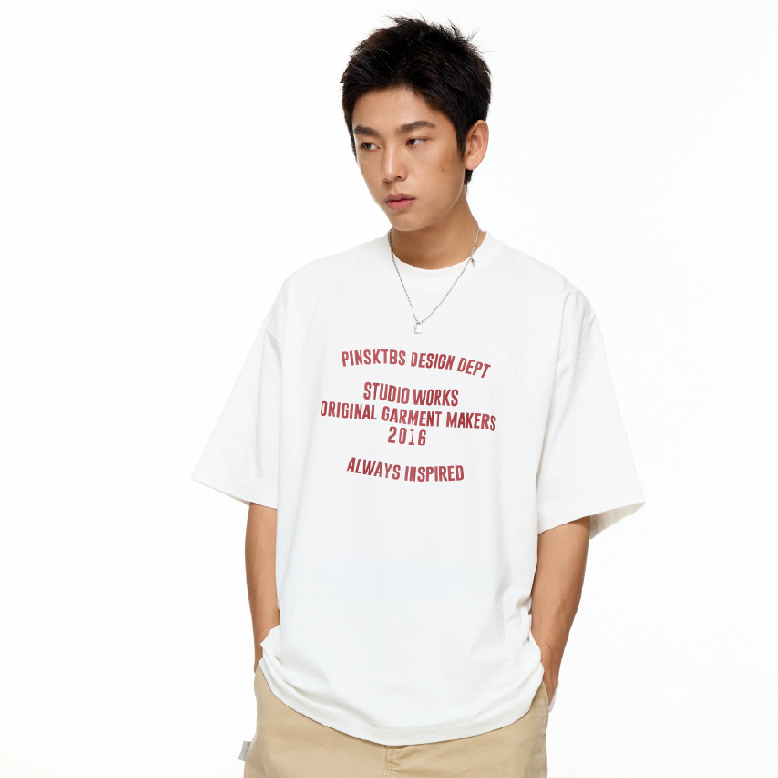 PIN SKTBS Sorona® Vintage Print Tee 字體排版印花短Tee [P-T37]