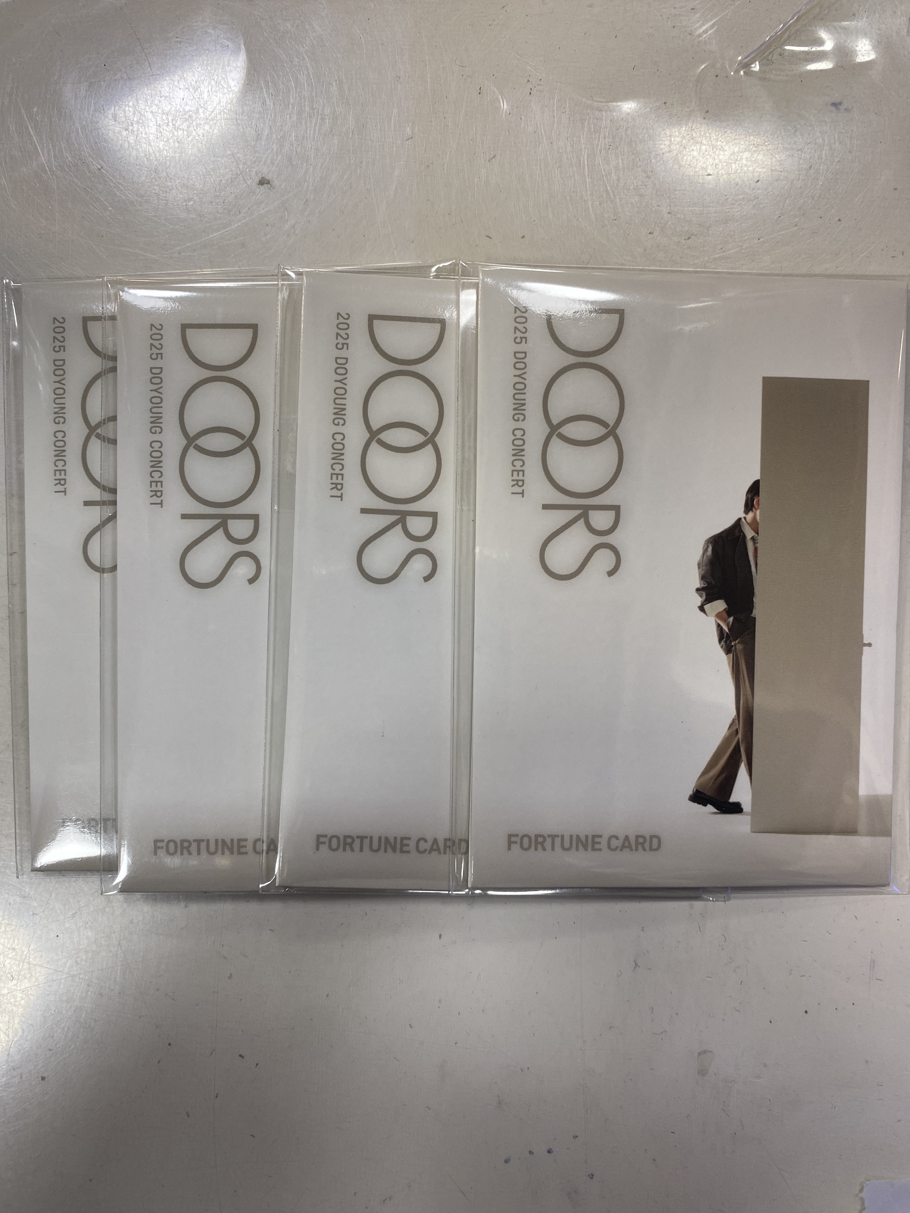 Doyoung Doors concert fortune scratch card