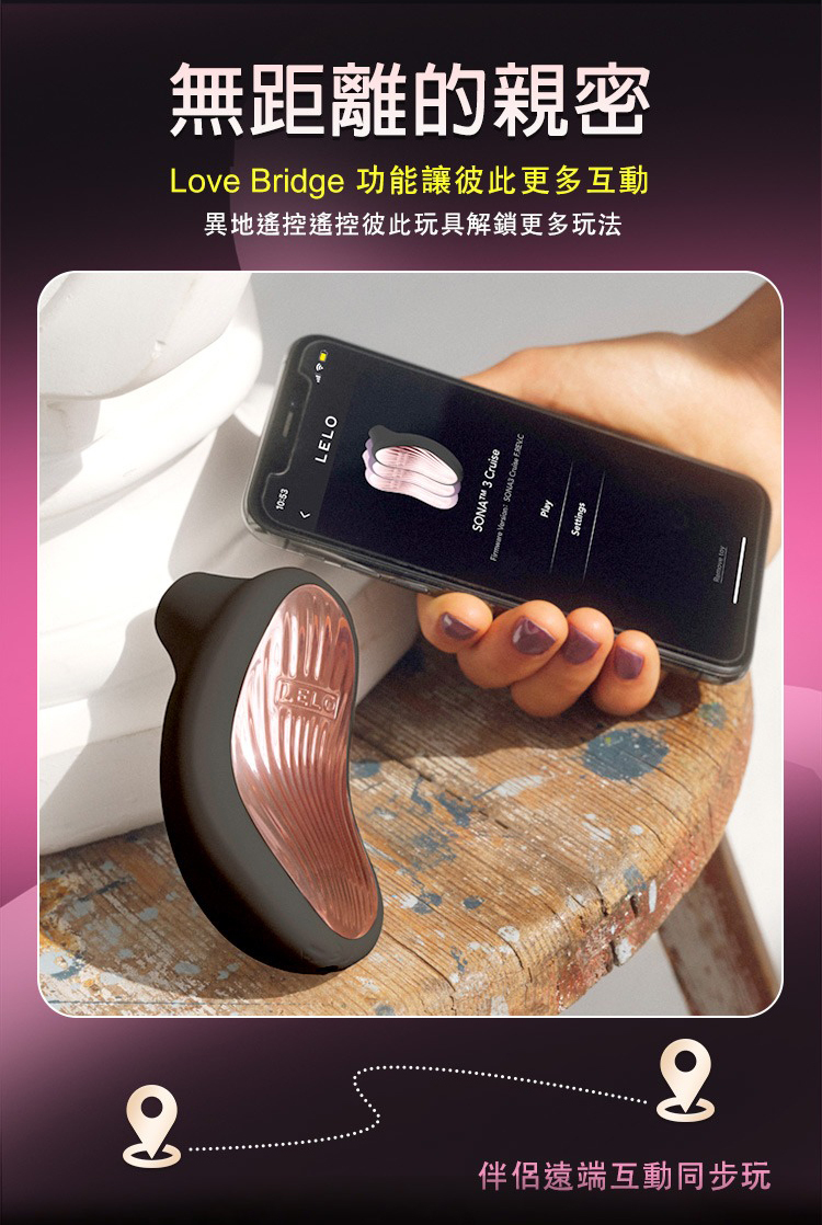 LELO SONA 3 聲波吮吸式按摩器