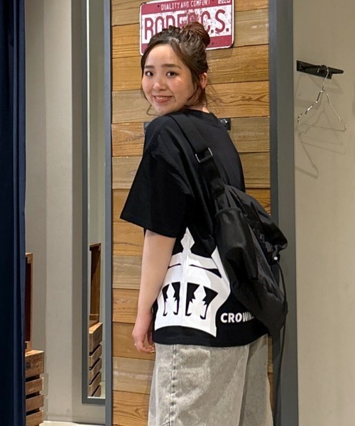 RODEO CROWNS Neon logo T-shirt