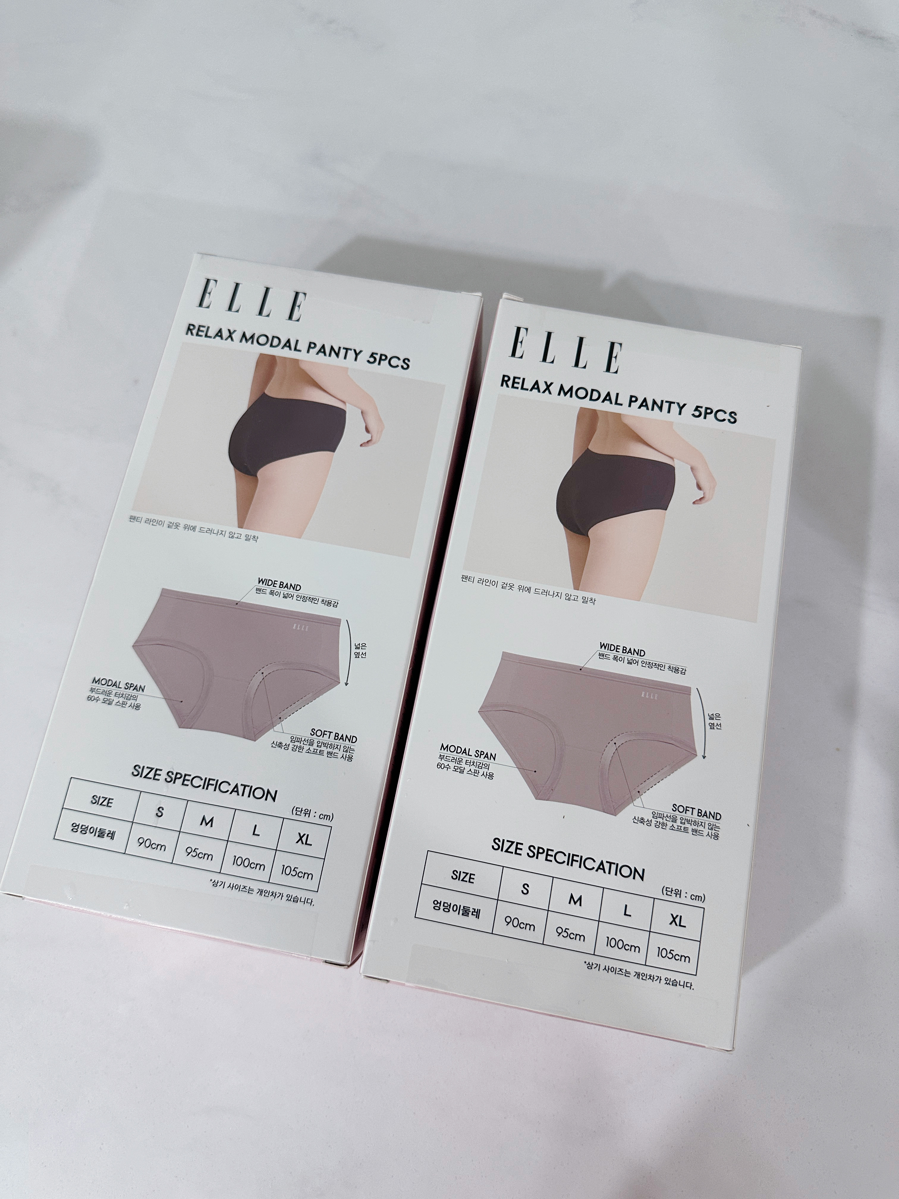 <韓國限時代購> ELLE RELAX MODAL PANTY 5PCS