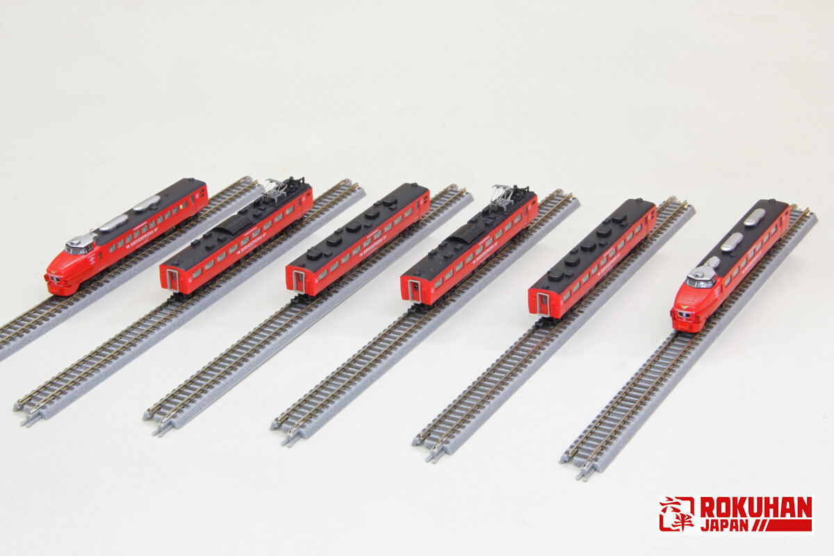 Rokuhan T030-3 Z規  485系特急「日輪」紅色急行 6輛編組