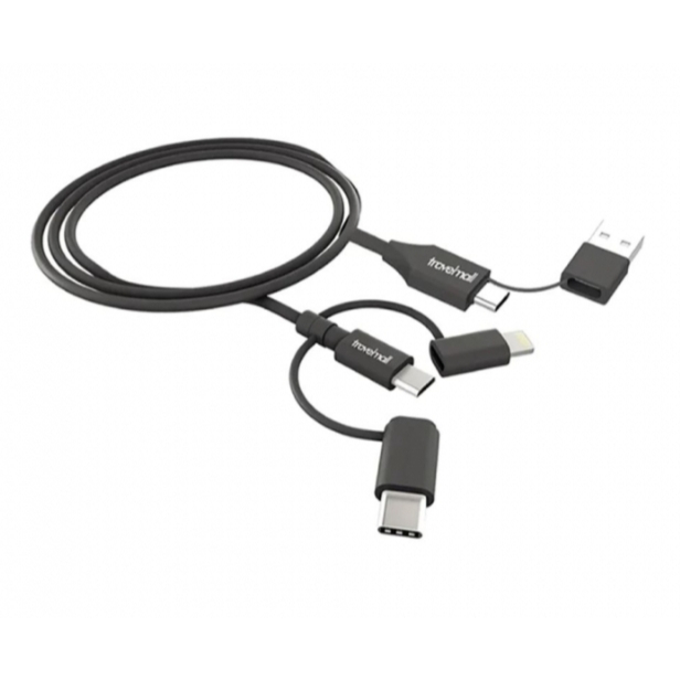 【樂森藥局】Travelmall 5in1 100W 數據傳輸快充線（黑色）(紅色) (金色)