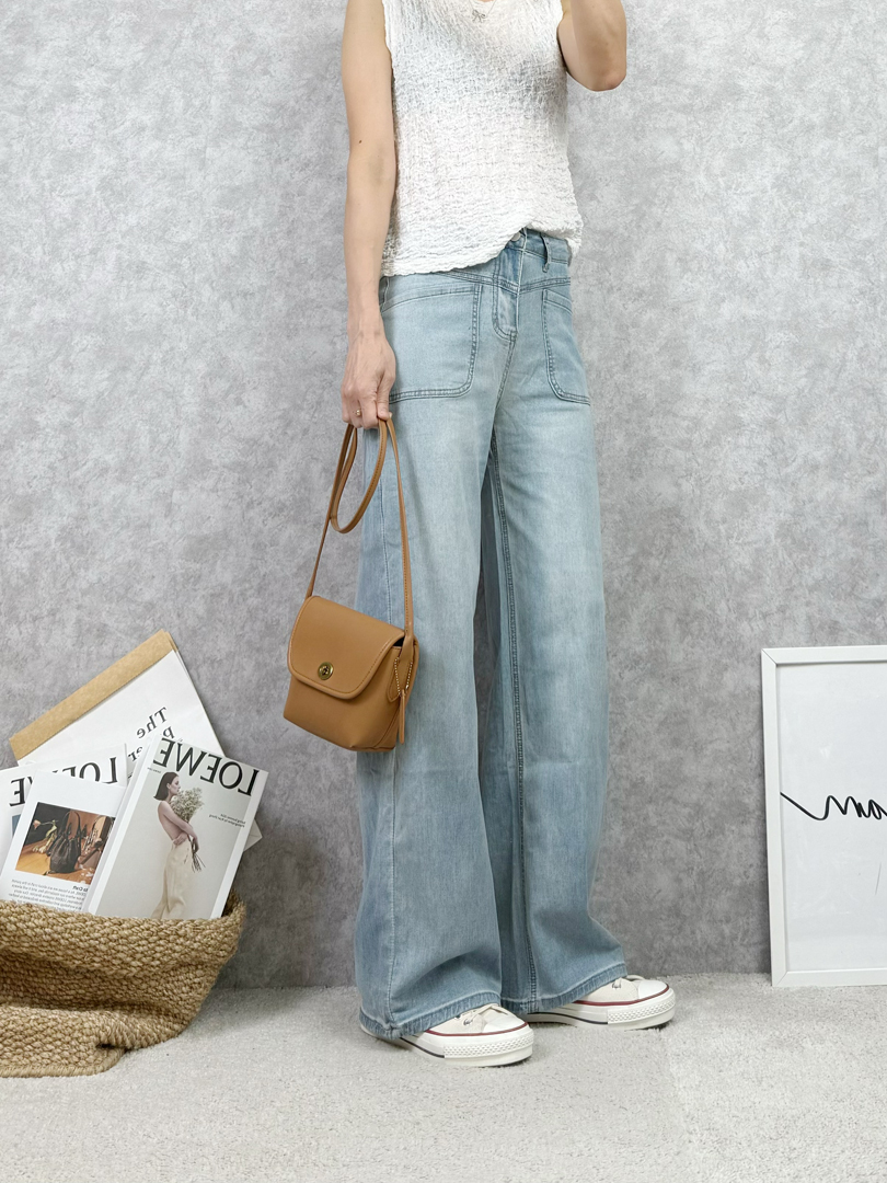 不是男友褲，是更懂妳的淺色牛仔寬褲