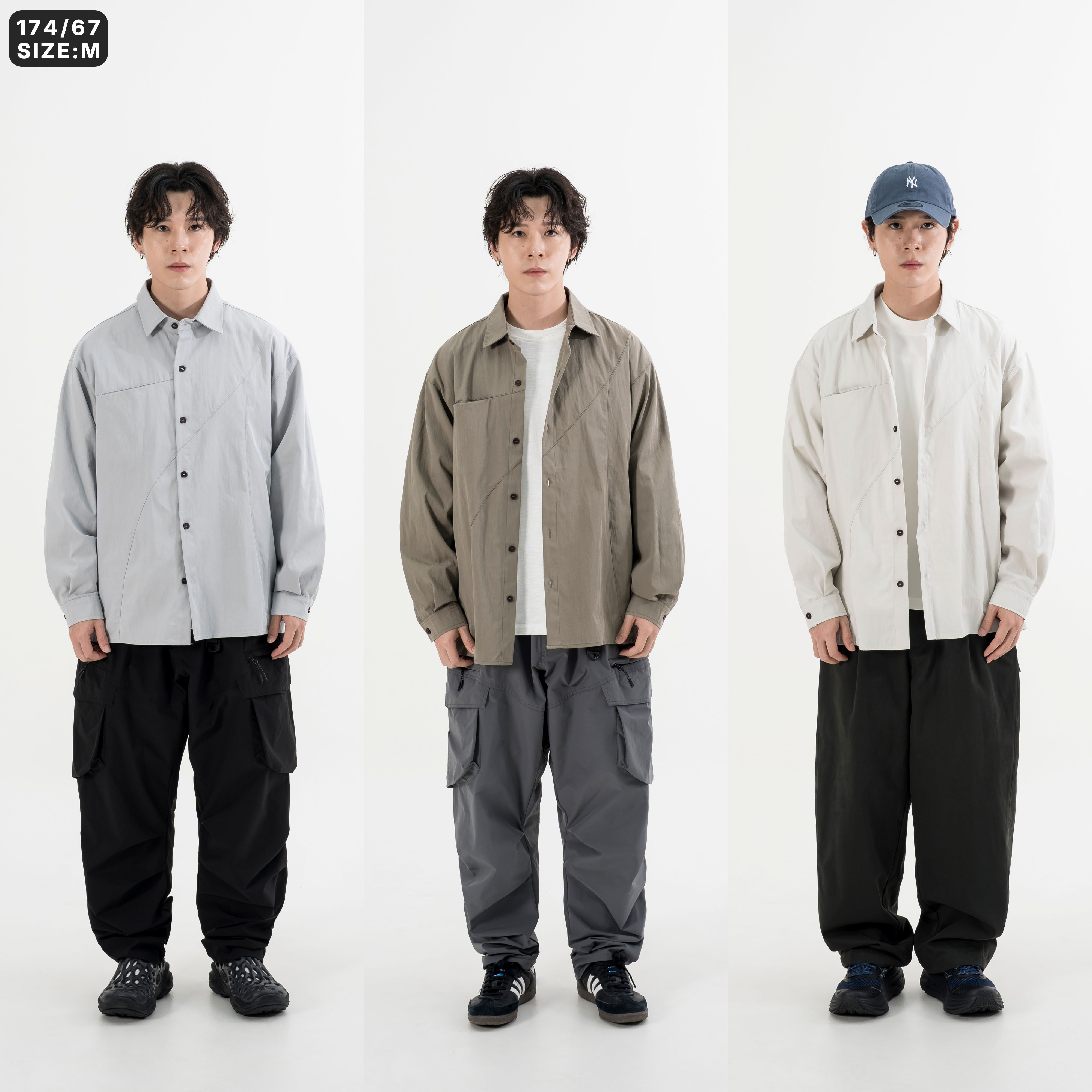 Irregular Cut LS Shirts 不規則剪裁 長袖襯衫 [O-6212]