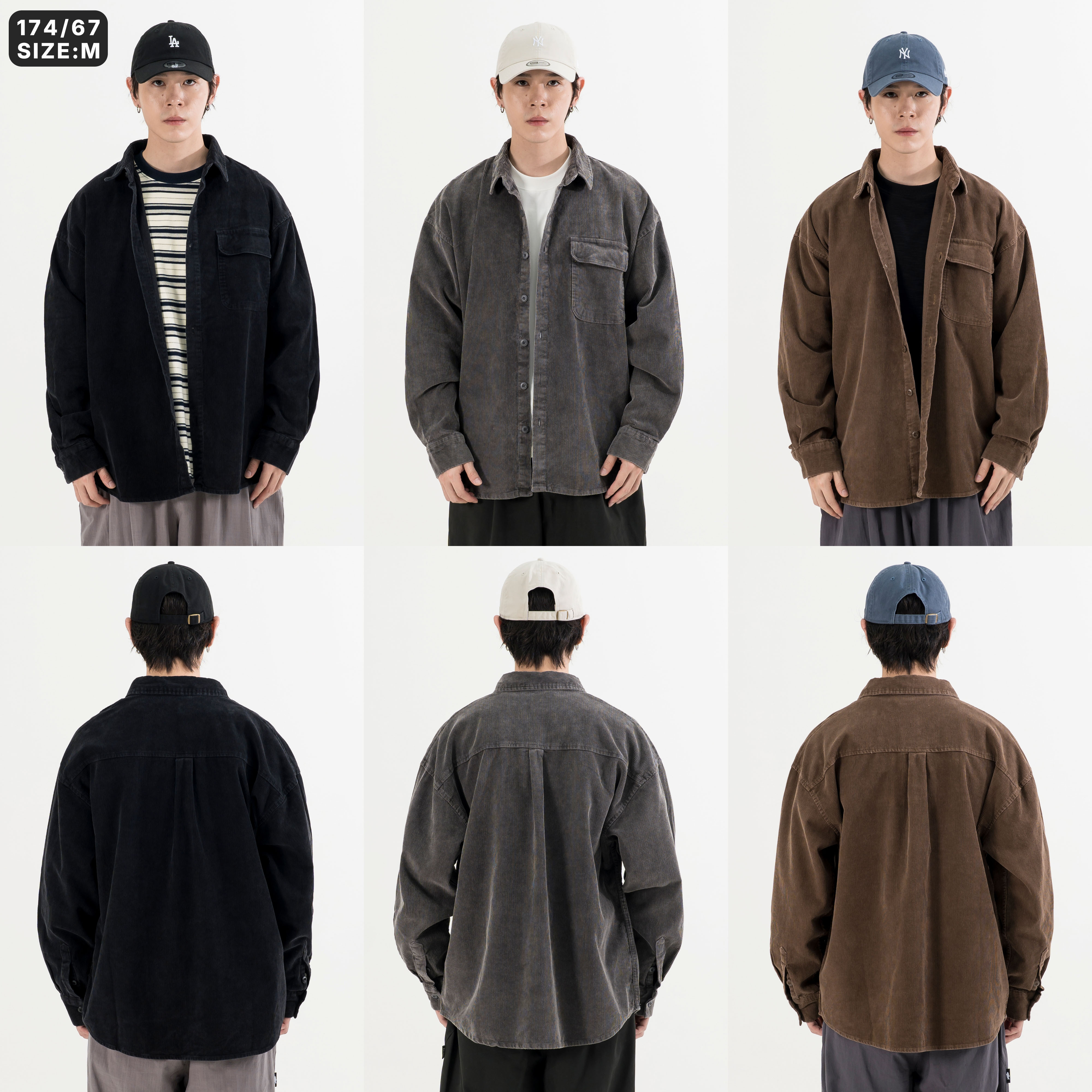 Corduroy LS Shirt 燈芯絨 長袖襯衫 [O-6215]