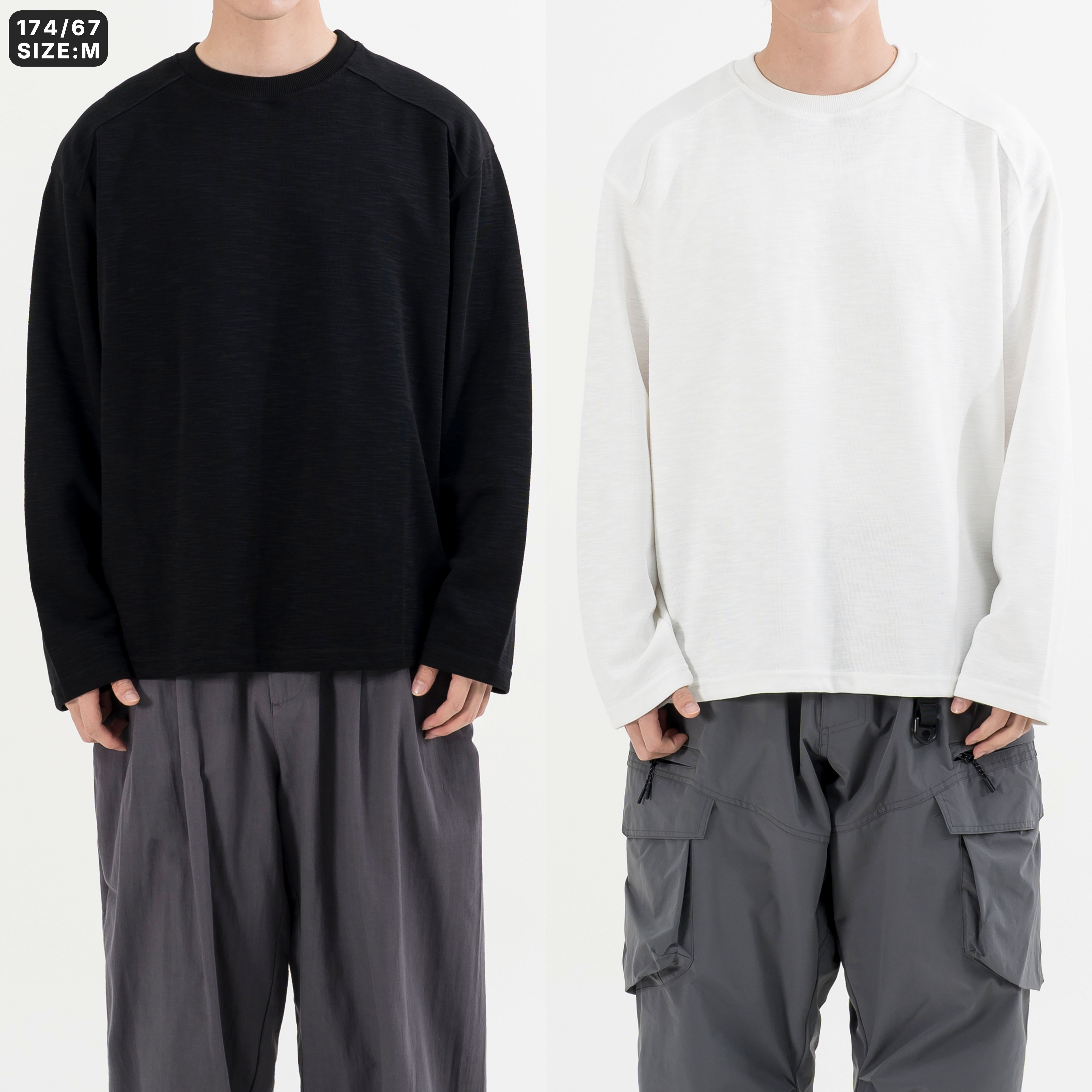 Slub Cotton LS Tee 竹節棉 長袖Tee [O-T333]