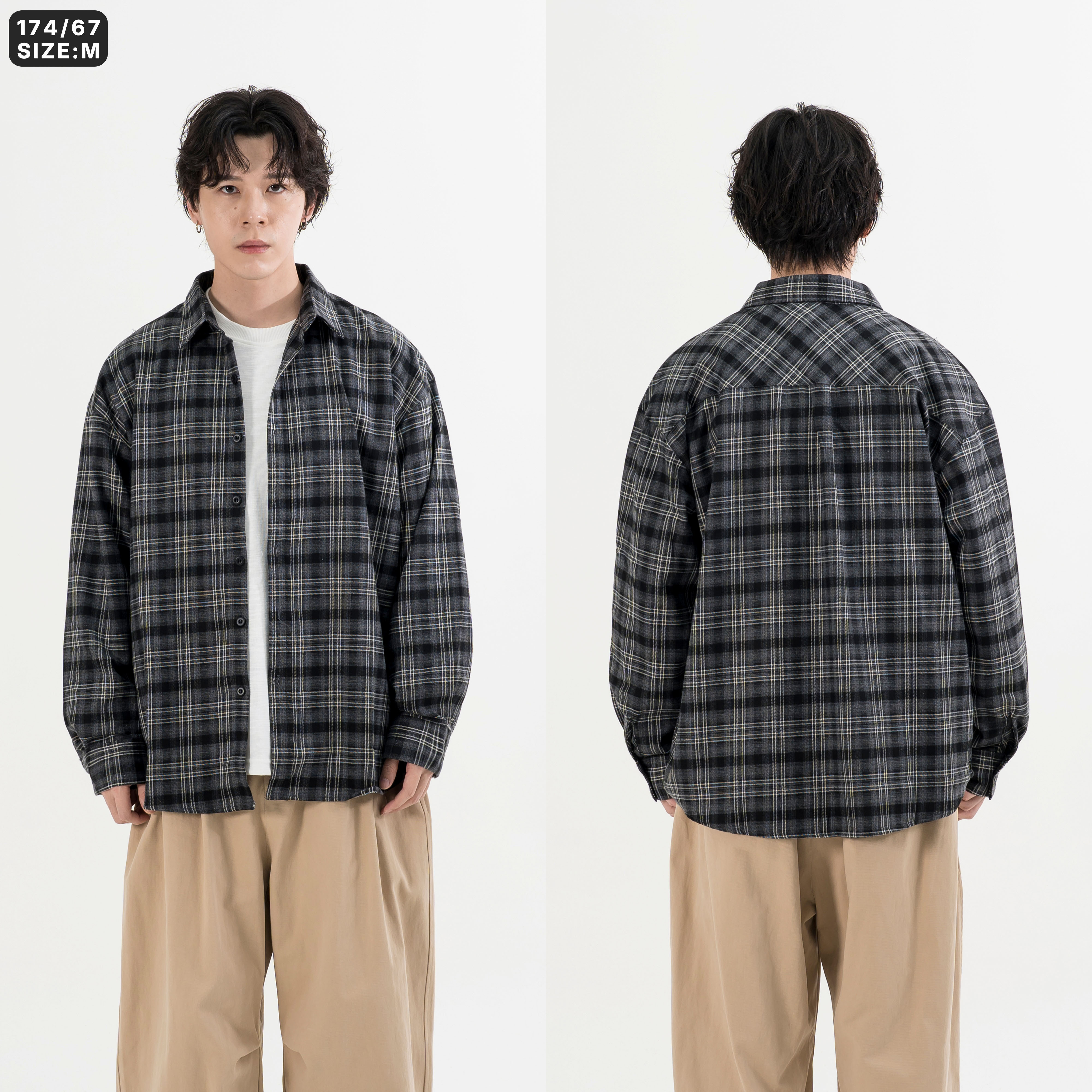 Plaid LS Shirt 格紋 長袖襯衫 [O-M45]