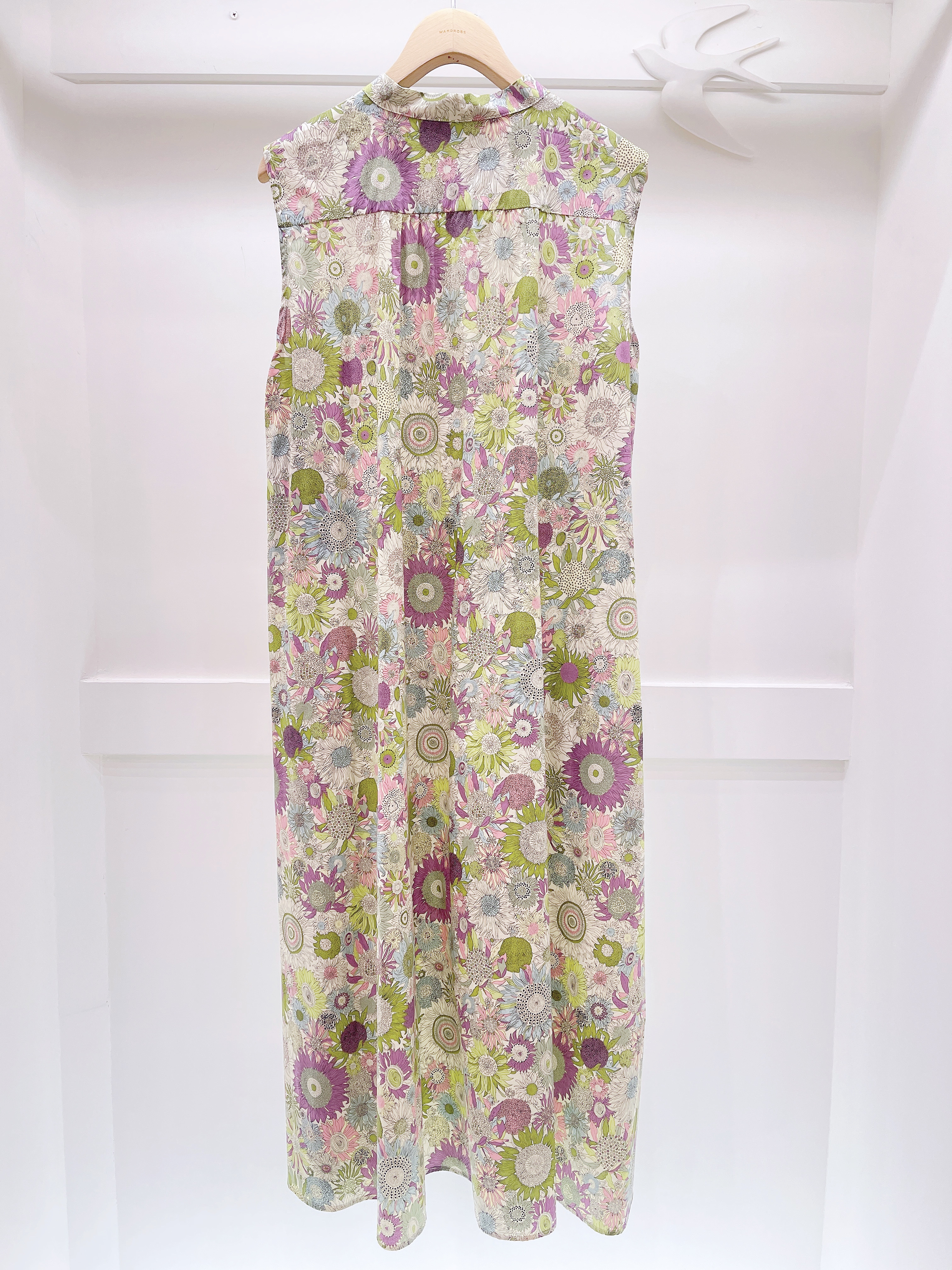 LB襯衫式無袖洋裝