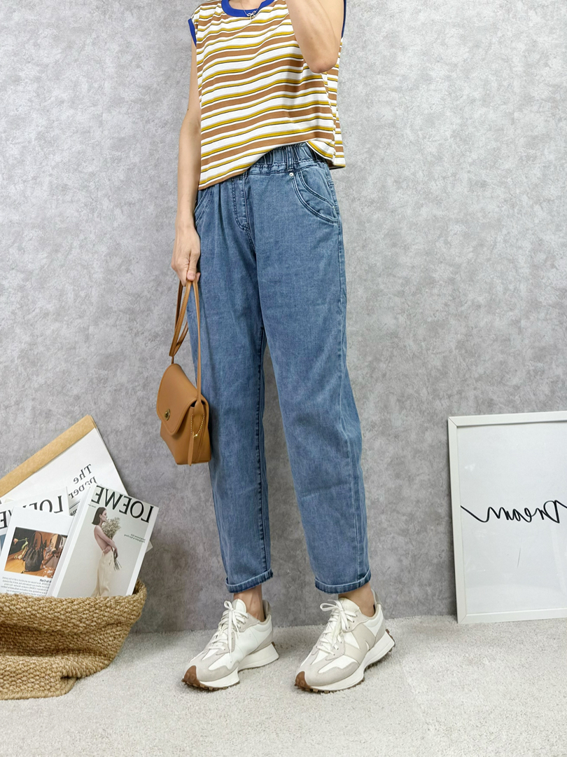 慵懶也能時髦♡輕鬆感的日常牛仔褲