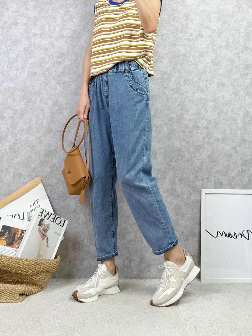 慵懶也能時髦♡輕鬆感的日常牛仔褲