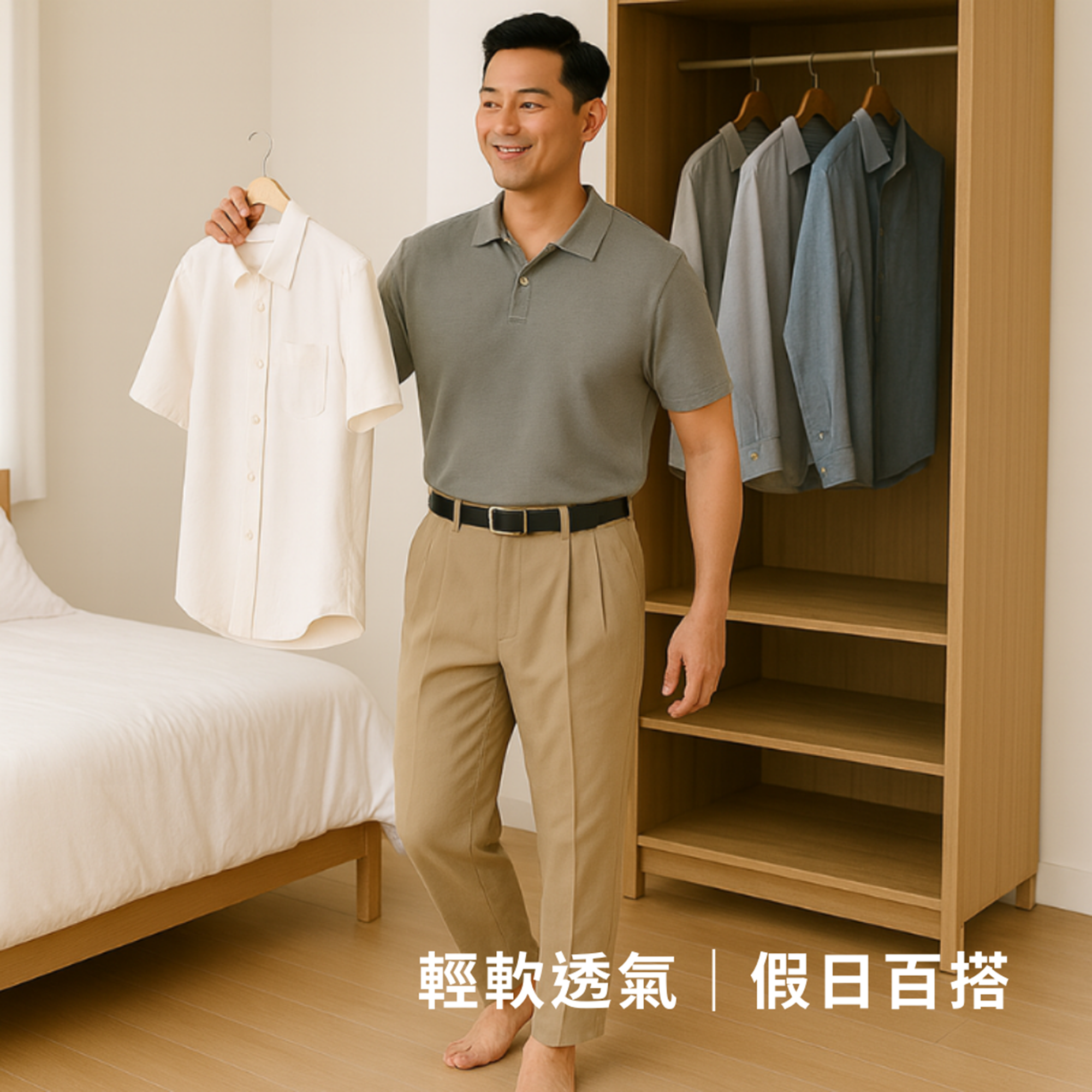 輕軟透氣｜假日百搭