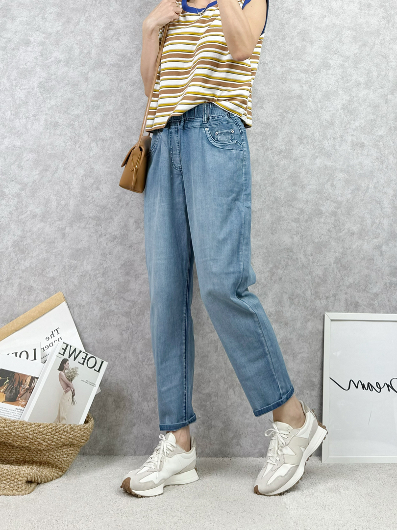 有型無壓力♡輕彈休閒牛仔褲