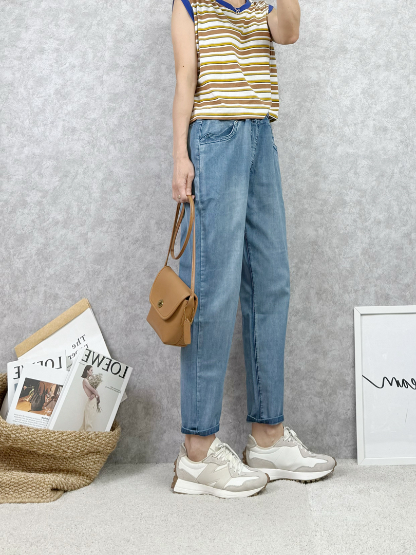 有型無壓力♡輕彈休閒牛仔褲