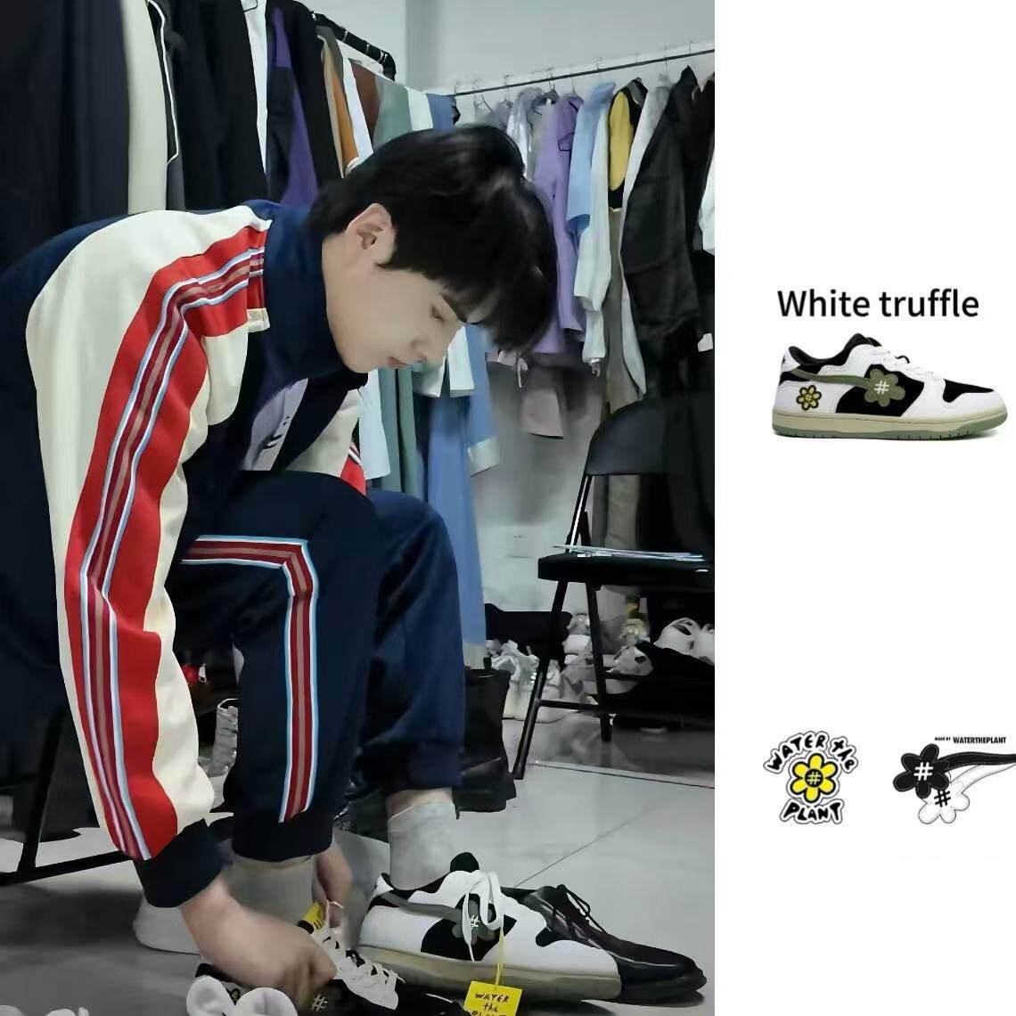 WATER THE PLANT 橄欖綠 小花鞋 黑綠 白松露 WTP