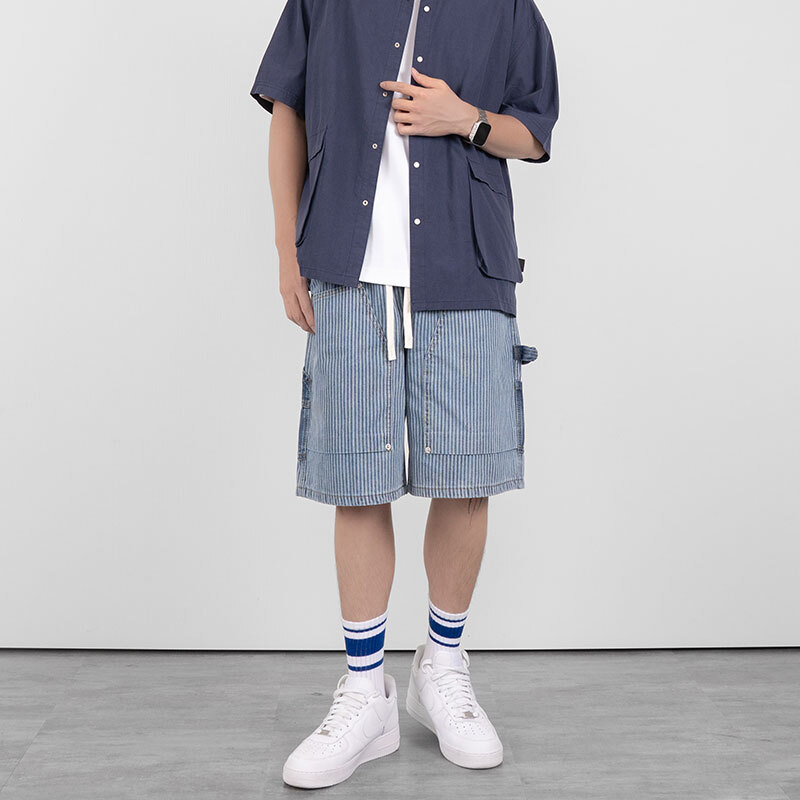 韓系水洗單寧工作褲 LJ-2560