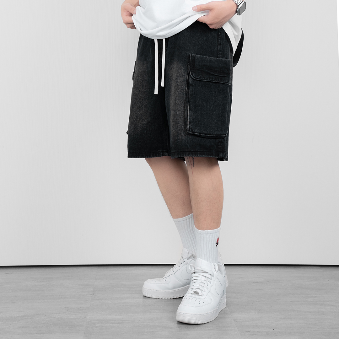 大口袋工作寬褲 LJ-2537