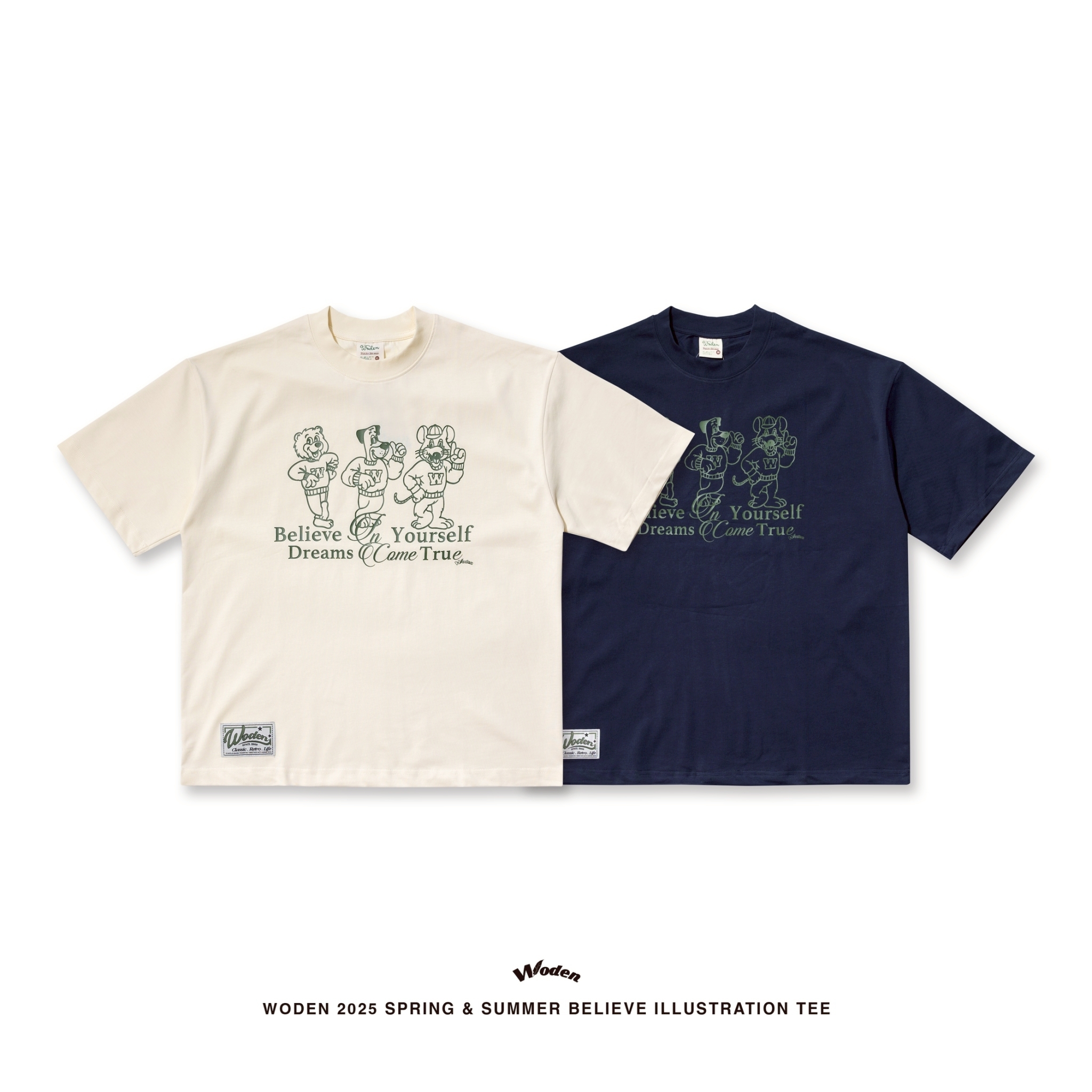 WODEN 2025 Spring & Summer 060 Believe illustration Tee