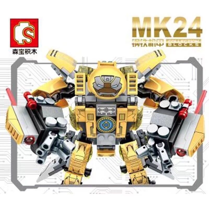 日常 MK24钢铁机甲 积木乐高 321 pcs