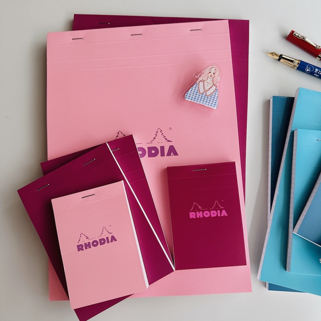 RHODIA x 輕甜馬卡龍 夏日限定色 上掀式筆記本｜法國 Rhodia