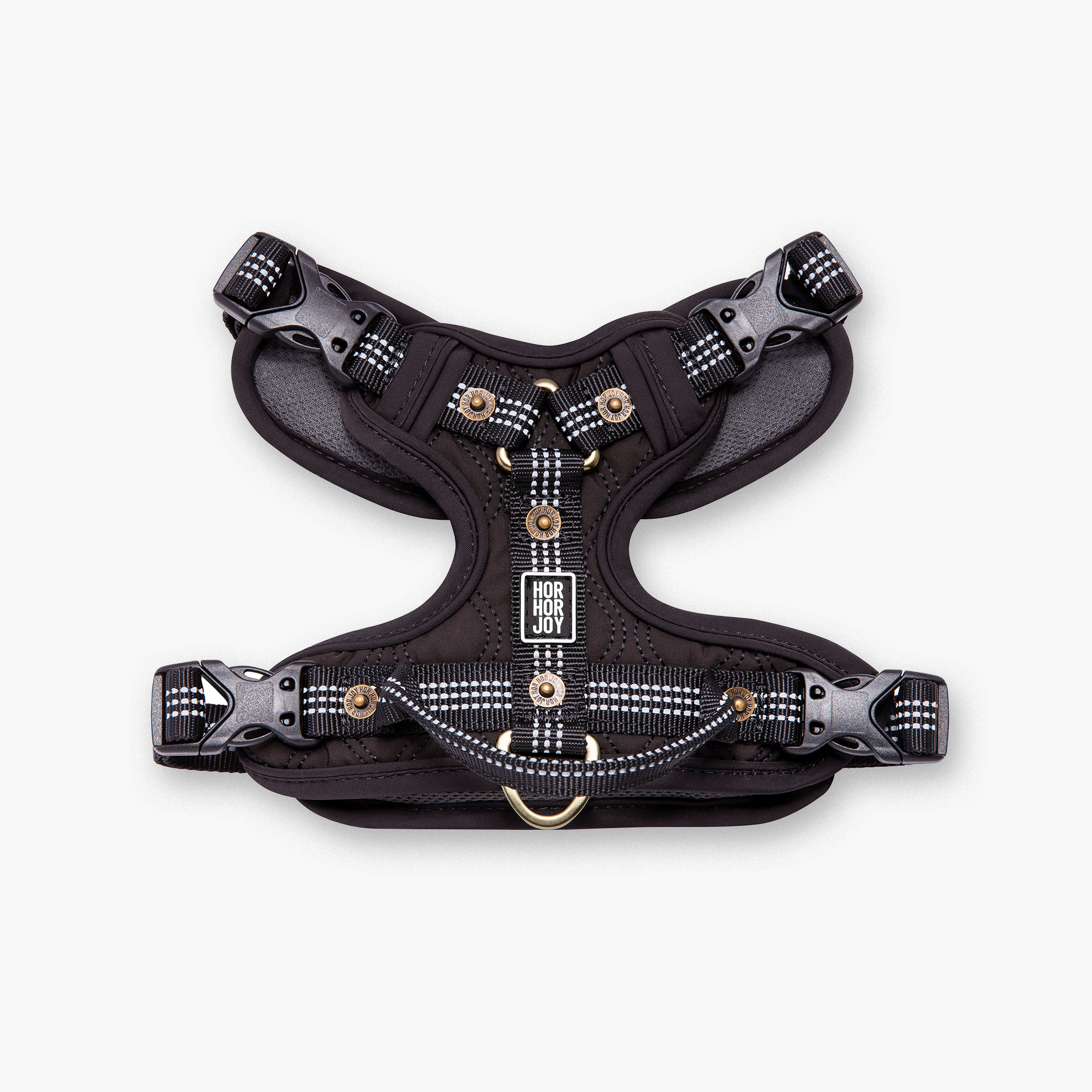 好好散步友善胸背帶 | 鉑金款 2.0 (黑)