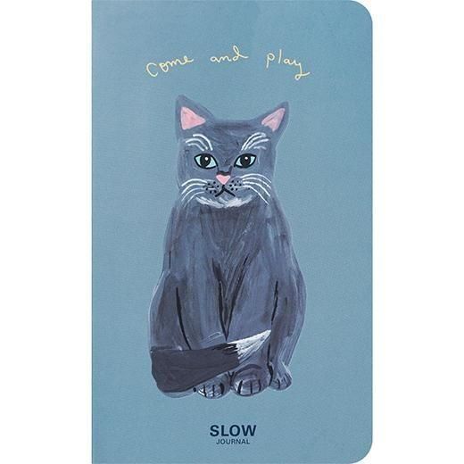 袖山嘉穗子_貓 SLOW慢日記 A6自由日記本｜日本Greeting Life