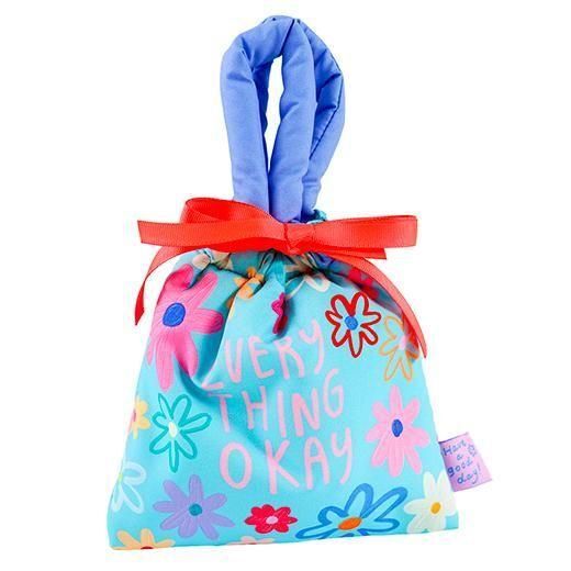 Chic_花朵 束口小提袋 澎澎的｜日本Greeting Life