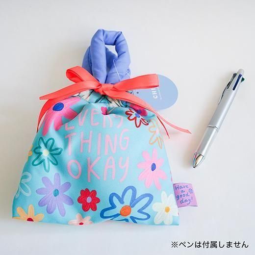 Chic_花朵 束口小提袋 澎澎的｜日本Greeting Life