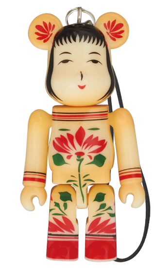 Happy BEARBRICK コケブリック KOKEBRICK 日本福娃 弐 70%