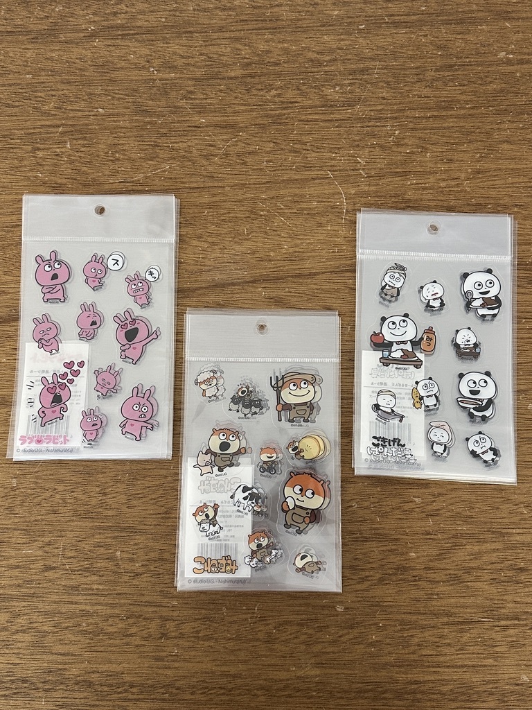 西村裕二角色綜合透明貼紙